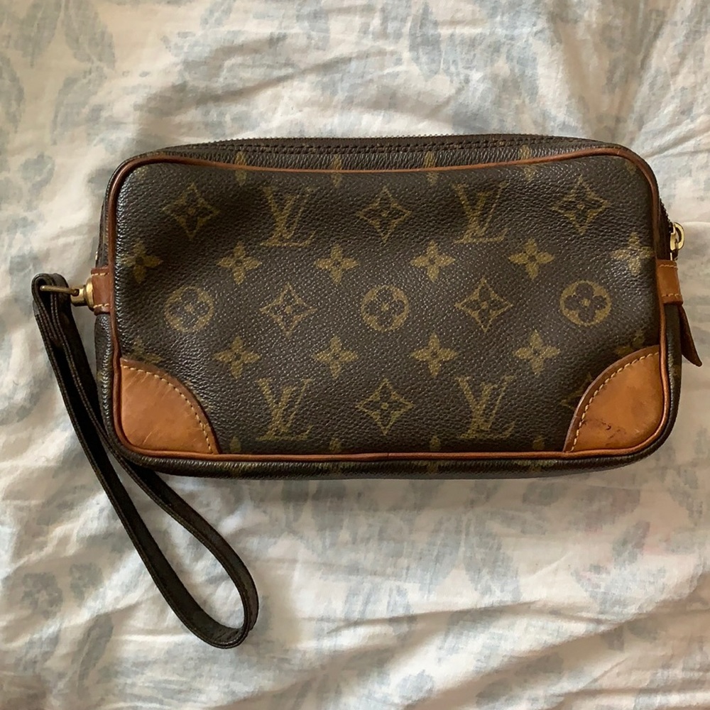 Authentic Louis Vuitton MARLY DRAGONNE PM CLUTCH ***** TAKING OFFERS****